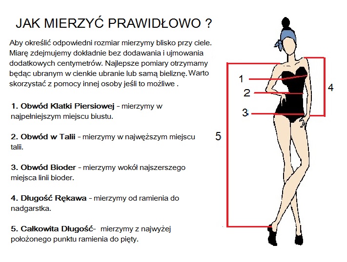 Jak Podaje Się Wymiary Długość Szerokość Tabele rozmiarów - DX Exclusive Wear